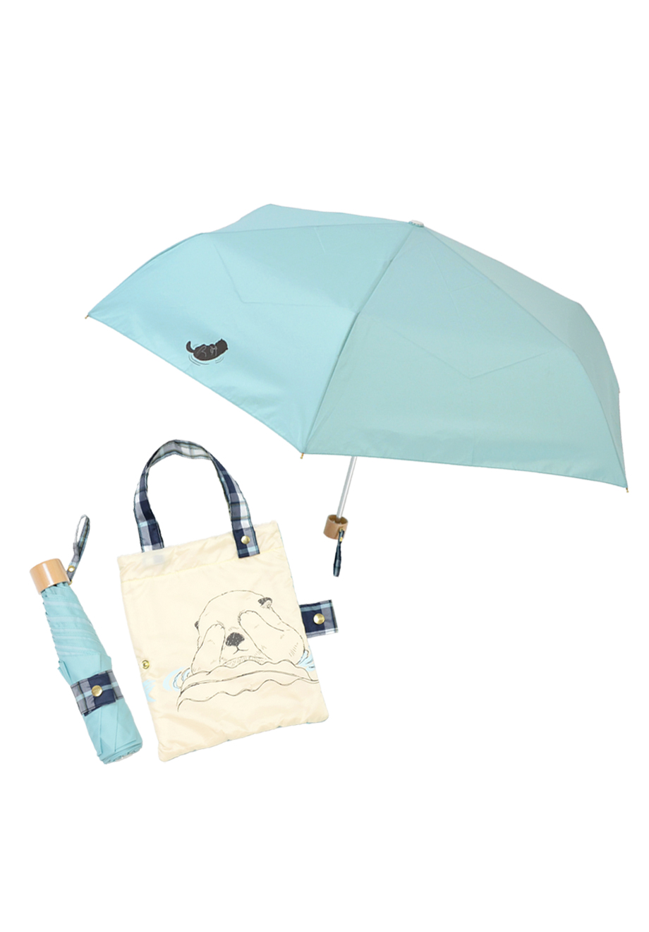 「アニマルシリーズ」吸水トートバッグ付 折りたたみ傘